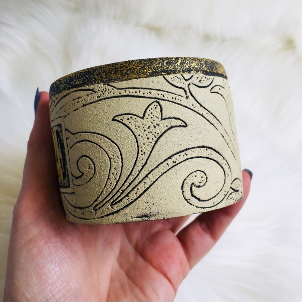 HOPE candle π― votive holder gold beige - Picture 3 of 5
